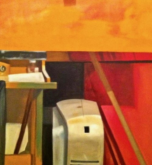 Jameel Amman, Heat, Oil on Canvas